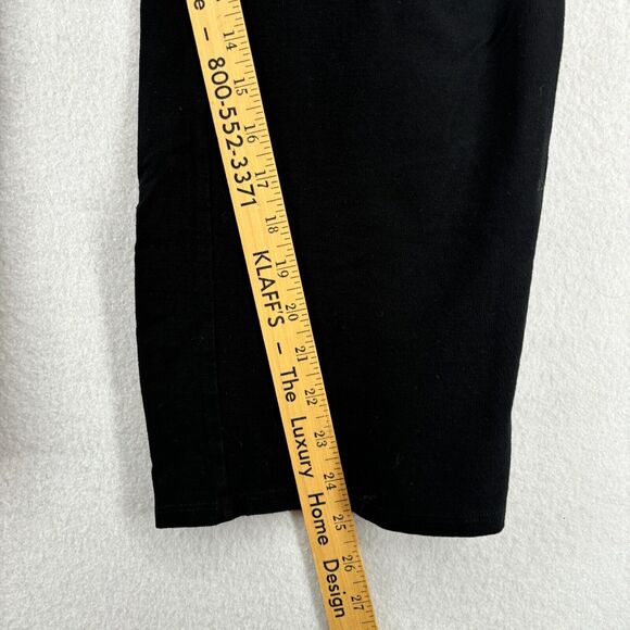 EILEEN FISHER Pants XS Washable Stretch Crepe Straight Leg Trouser Black USA - Picture 12 of 14
